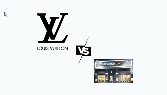 Louis Vuitton vs Louis Vuiton Dak