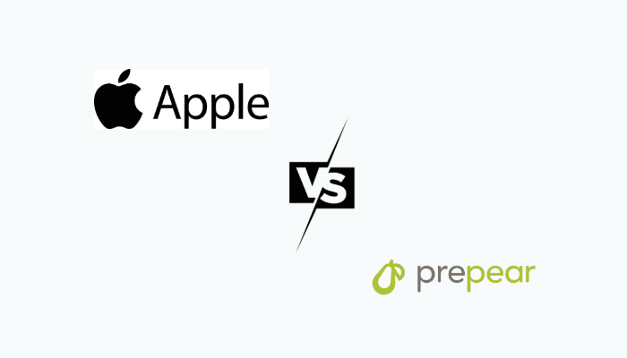 Apple vs Prepear